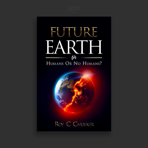 Designs | Future Spaceship Earth - Humans? No Humans? | Book cover contest