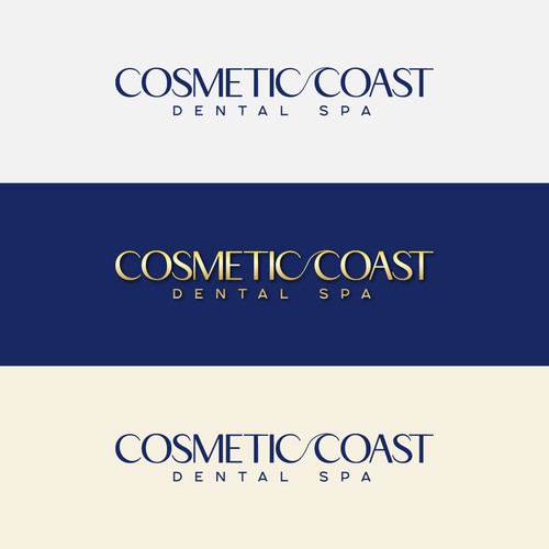 Design old money aesthetic for boutique cosmetic dental office located on the coast on NC Design by Frequency 101