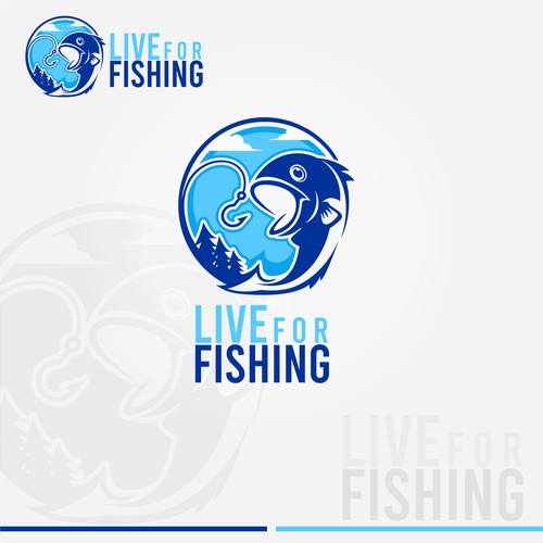 Logo design for fishing website Design réalisé par jasterxinan