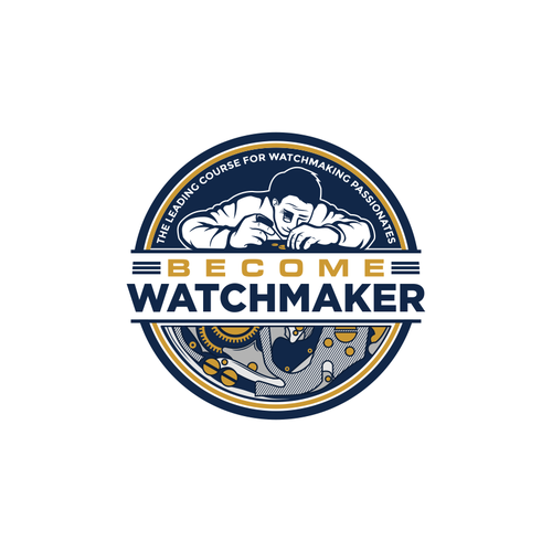 need a logo that attract watchmaking passionate to learn how to become watchmaker Design by CHICO_08