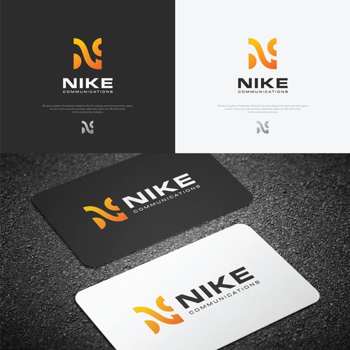 Nike Communications Logo Contest Design by YellowPixell