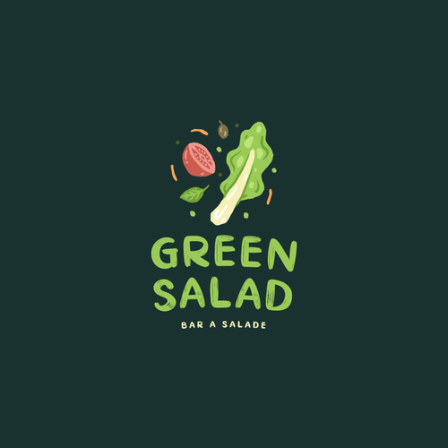 GREEN SALAD need his logo Design by Davide Angioni