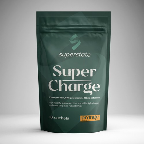 Packaging Design for a clean electrolyte supplement Design by DOOC.design