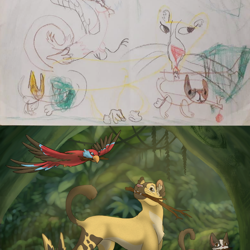 Recreate your child’s quarantine artwork! (multiple winners) Design by LucciArts