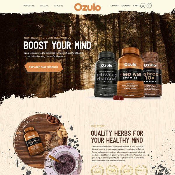 Bold Supplement website