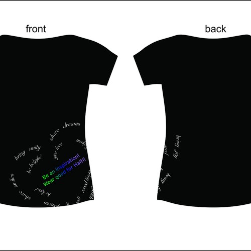 Wear Good for Haiti Tshirt Contest: 4x $300 & Yudu Screenprinter Design by PeachyAS