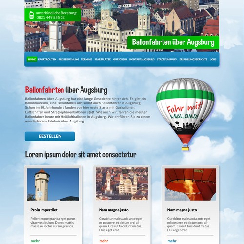 Web page design contest entry by simona n.