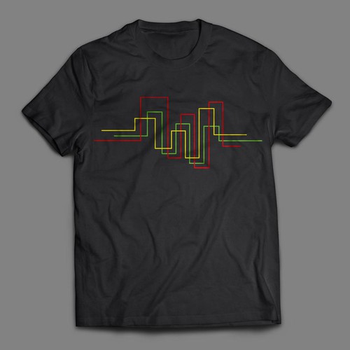 Line Graph T-Shirt-ontwerp door Comet Didin