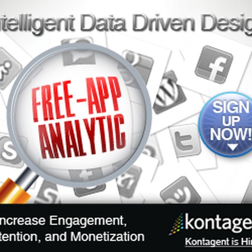 Social Analytics Company Needs Attractive Banner Ads