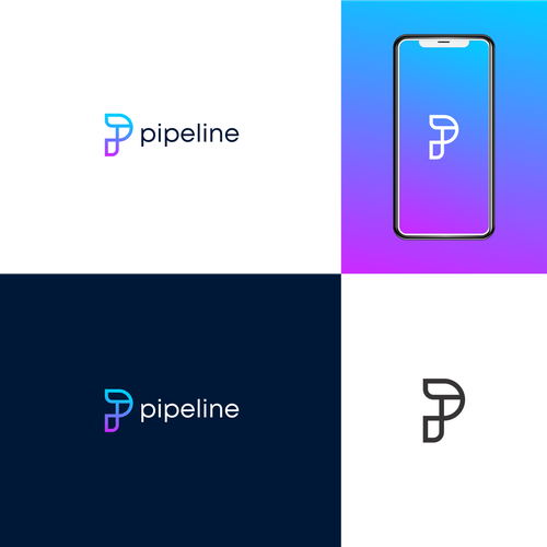 Diseño de Design a cool, sleek, tech-oriented logo for Pipeline de master.piece