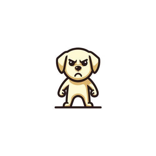 Collaboration team needs a fun mascot design of a Labrador dog Design by N & N