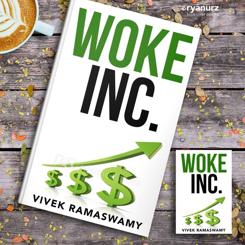 Woke Inc. Book Cover Diseño de ryanurz