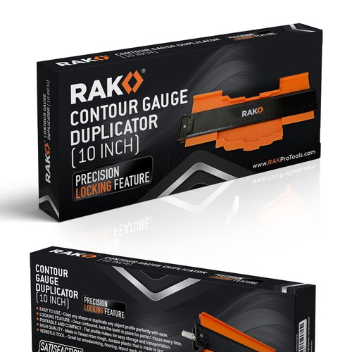 Design eye catching box packaging for RAK Pro Tools Design by C7Z