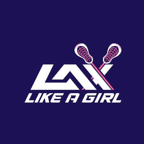 A classic yet fun logo for the fearless, confident, sporty, fun female lacrosse player Design by Jans...