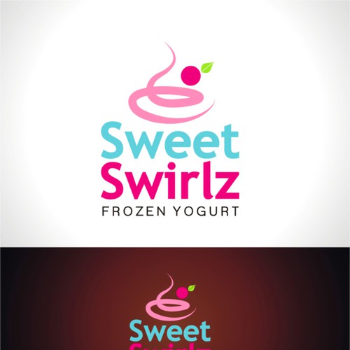 Frozen Yogurt Shop Logo Réalisé par wiedy4