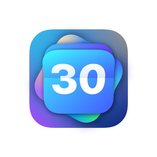 iOS Countdown App Icon Redesign Design by Hystudio