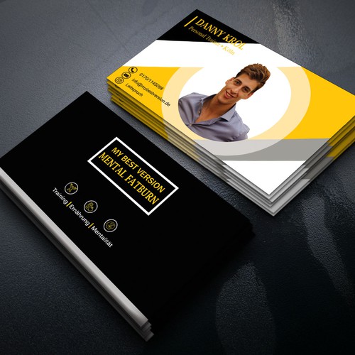 Cartão de visita proposta de design por Afjana Haque