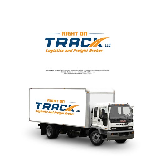 Masculine and Professional Logistic/Freight Broker Logo Design Design réalisé par Web Hub Solution