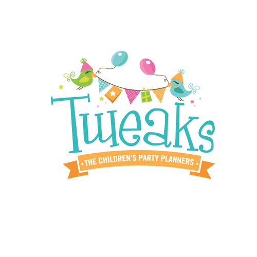 logo for Tweaks - The Children's Party Planners Design by PrettynPunk