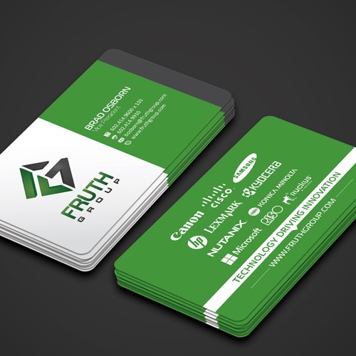 New High Tech Business Cards for High Tech Company Diseño de (VEER)