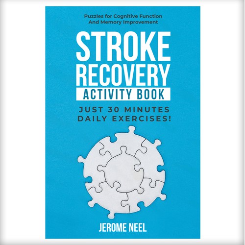 Stroke recovery activity book: Puzzles for cognitive function and memory improvement デザイン by N&N Designs