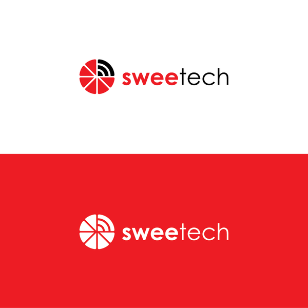 Design by QSOENDA titled "simple logo for sweetech"