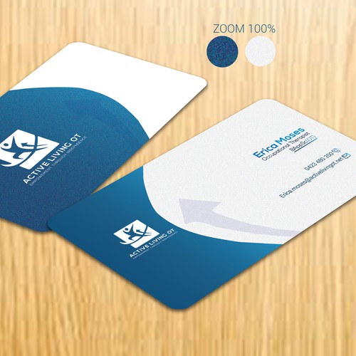 Business cards - occupational therapist Design by FiVE PiXEL™