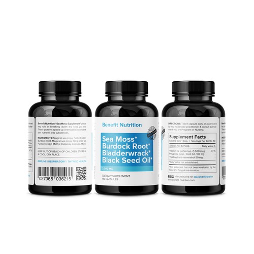 Concept Design For Supplement - Front Label Design by Pencil_afjalo