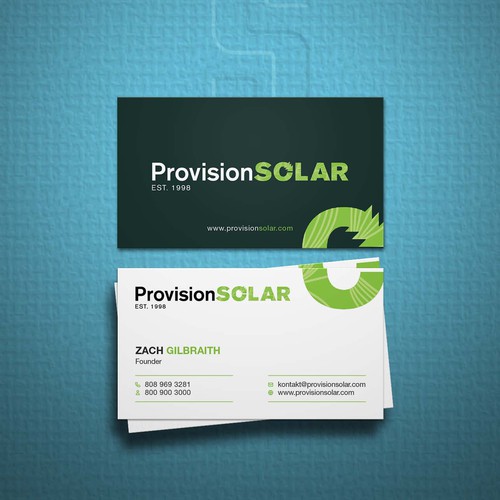 Design Solar Business Cards por just_Spike™