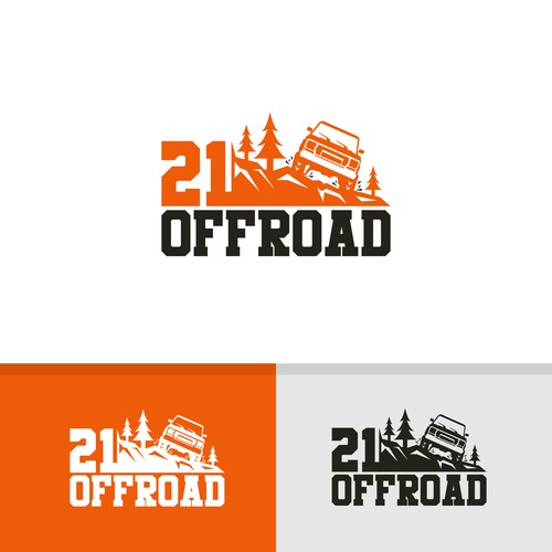 Offroad parts store needs bold logo. Design by OpheRocklab