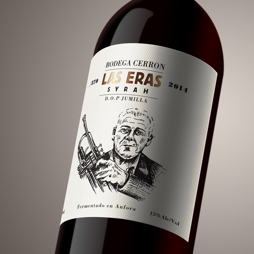ORGANIC EXCLUSIVE WINE LABEL DESIGN - BODEGA CERRON Design by DesignLeb