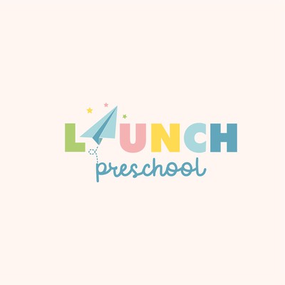 Beautiful, smart, symbolic logo for Launch preschool