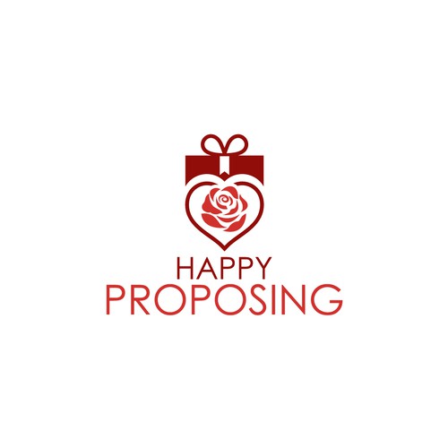 Design a romantic logo that appeals to men for a company that helps plan marriage proposals Design by ✅ LOGO OF GOD ™️