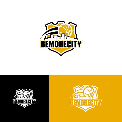 Basketball Logo for Team 'BeMoreCity' - Your Winning Logo Featured on Major Sports Network Design by Web Hub Solution