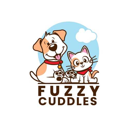 Fuzzy Cuddles Pets Logo Design by Ñañel