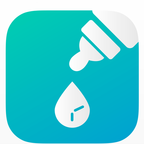 App icon for breast feeding app Design by Carlos Afonso