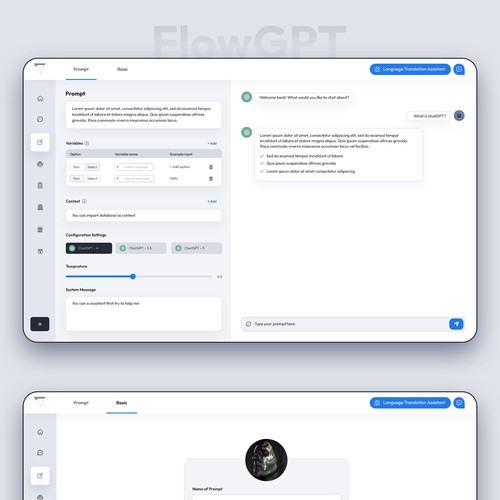 UI/UX Redesign for ChatGPT Prompts Platform Design by The webbug