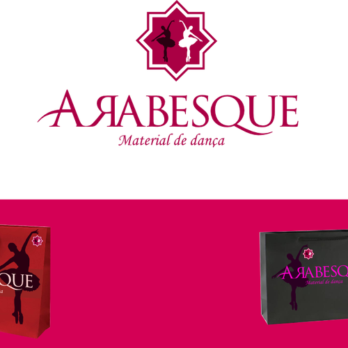 "Cheerful, modern and feminine logo is needed for an online dance shop" winning Business card