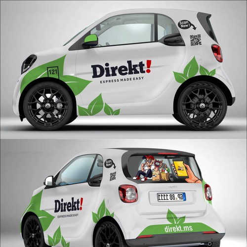 fleet marketing for delivery services Diseño de dnite