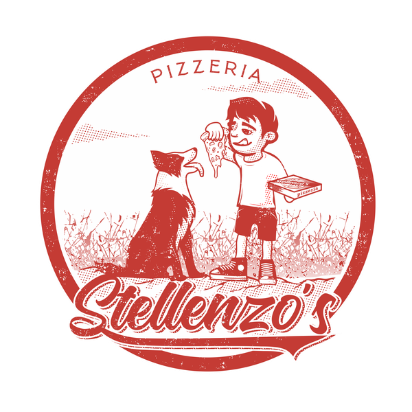 logo design for Stellenzos pizzeria