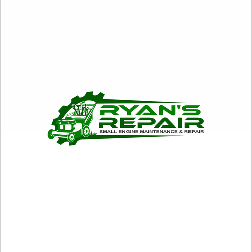 design a minimalist lawn mower repair logo to target homeowners Design by Leydha