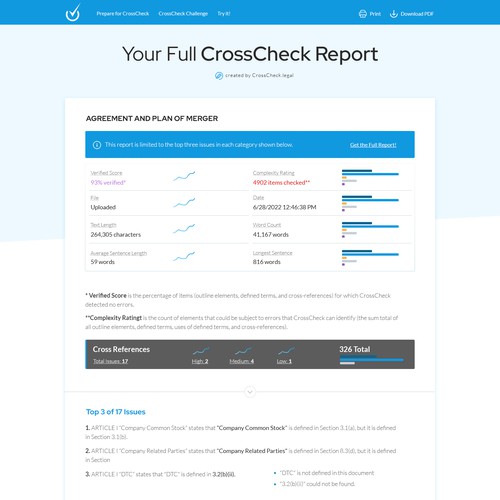 Crisp Report Page to Showcase Our Analytics Output Design by ⚡️unbox.style⚡️