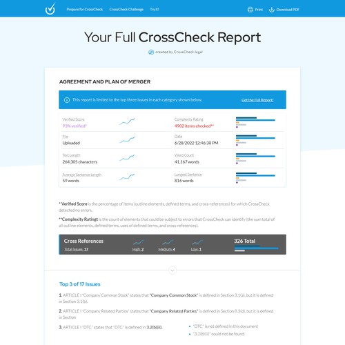 Crisp Report Page to Showcase Our Analytics Output Design by unbox.style⚡️