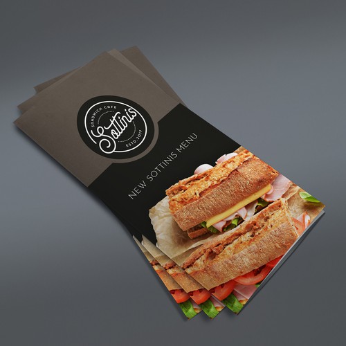 SANDWICH CAFE MENU Design por slf1986