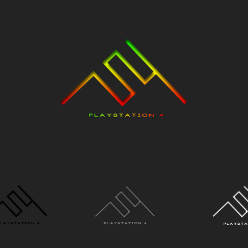 Community Contest: Create the logo for the PlayStation 4. Winner receives $500! デザイン by eibrab