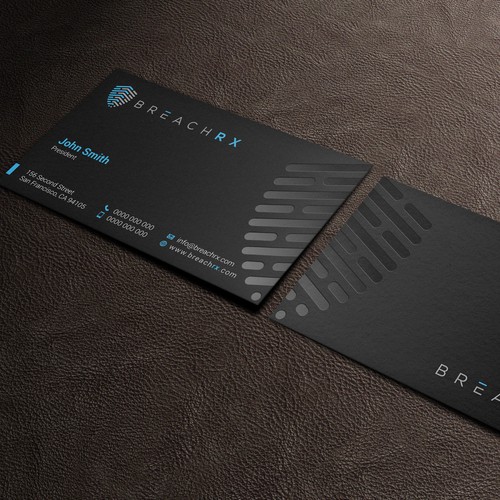 Professional B2B Card for Cyber Security Software Company Design by kaylee CK