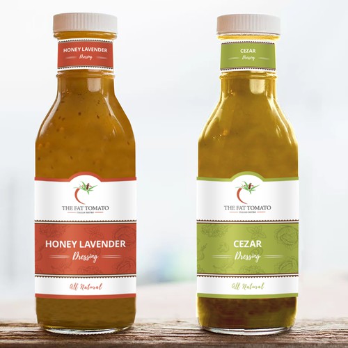 Italian Bistro needs a sleek salad dressing label design Product