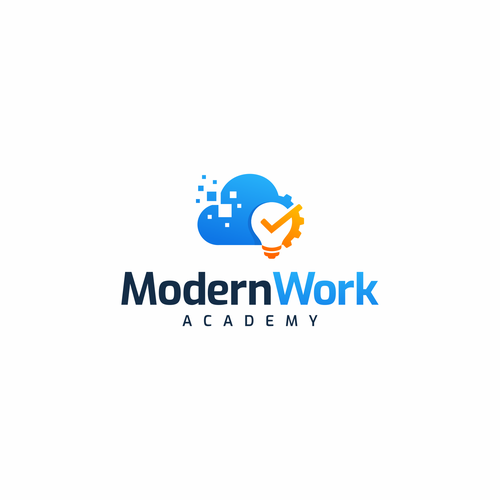 Logo eLearning Plattform Microsoft Cloud (Modern Work Academy) Diseño de immortal™