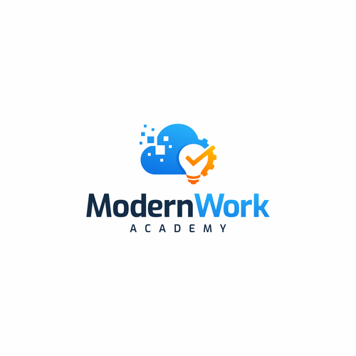 Logo eLearning Plattform Microsoft Cloud (Modern Work Academy) Design by immortal™