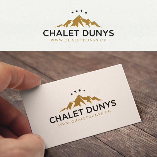 Create a expressive but simple logo for the Chalet Dunys in the Swiss Alps Réalisé par M U S